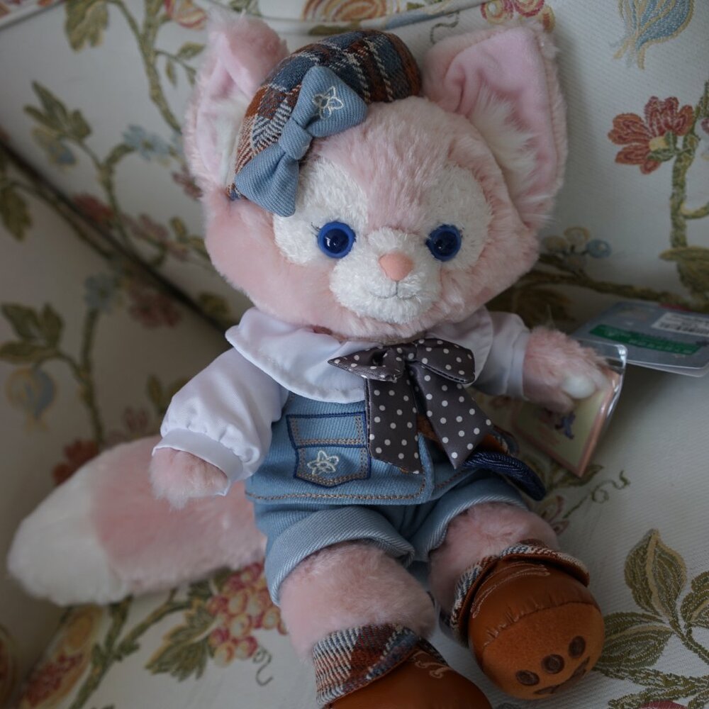 Shanghai Disney 2024 New Duffy Cowboy Denim Linabell Plush  [Brand New] - Picture 4 of 4